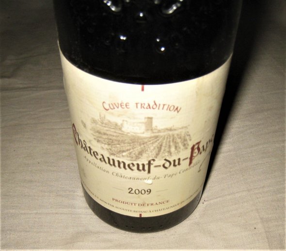 2009 Chateauneuf-du-Pape.  Auguste Bessac.  