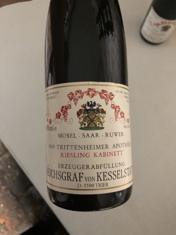 TRITTENHEIMER APOTHEKE , RIESLING KABINETT