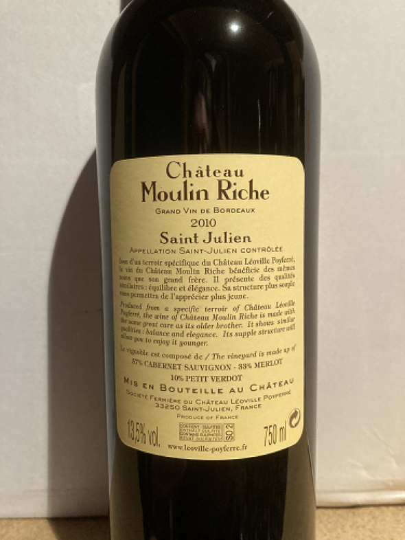 Chateau Moulin Riche, Saint-Julien