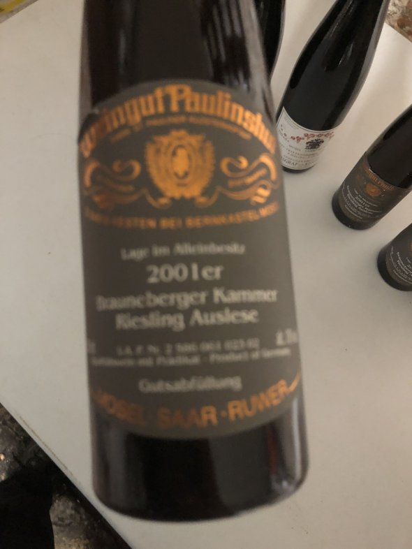 Paulinshof, Brauneberger Kammer Riesling Auslese, Mosel