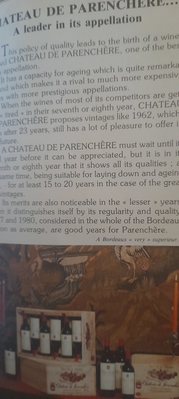 Chateau de Parenchere, Bordeaux Superieur
