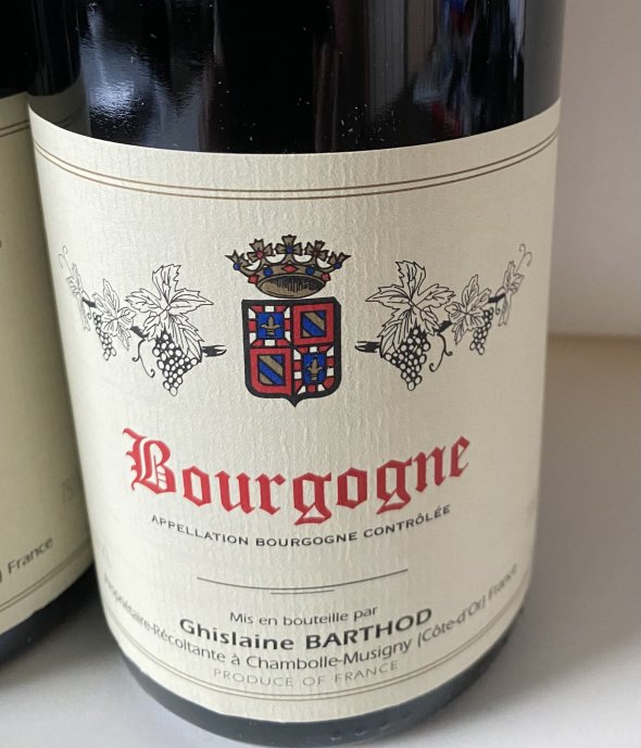 Ghislaine Barthod Bourgogne Rouge