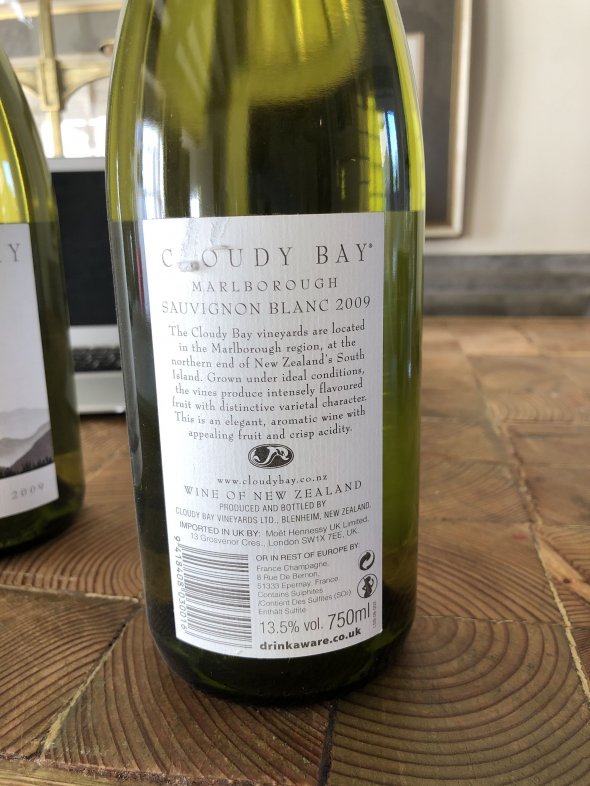Cloudy Bay, Sauvignon Blanc, Marlborough