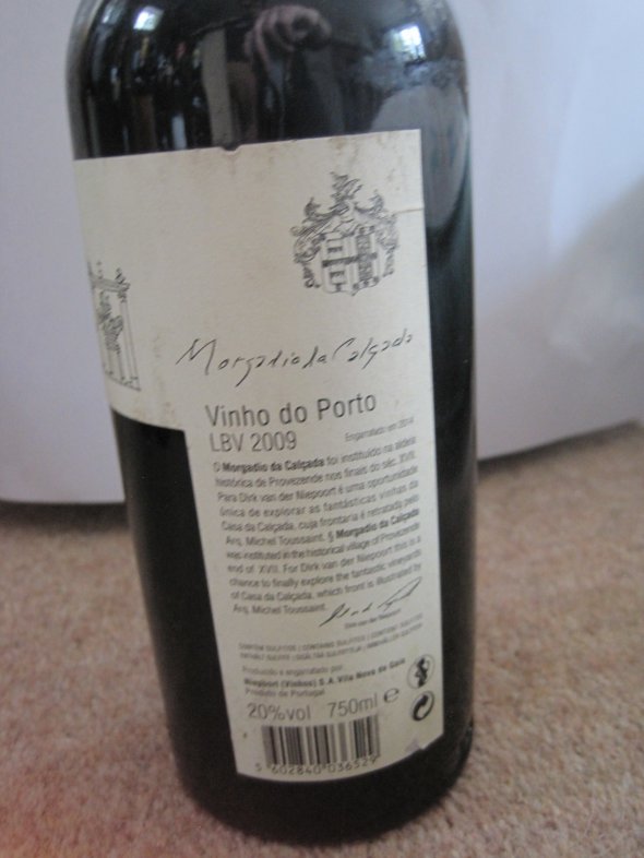 Morgadio da Calcada, Late Bottled Vintage Port