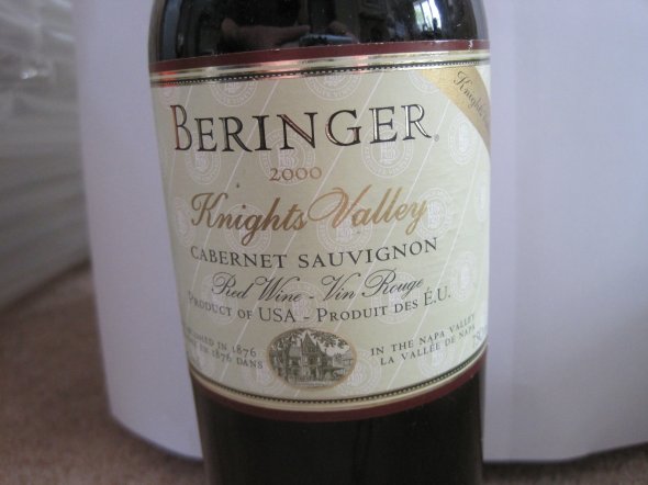 Beringer, Knights Valley Cabernet Sauvignon