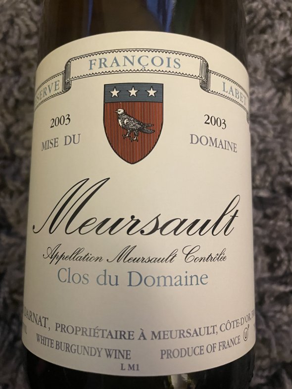 Meursault Henri Darnat, Clos Domaine