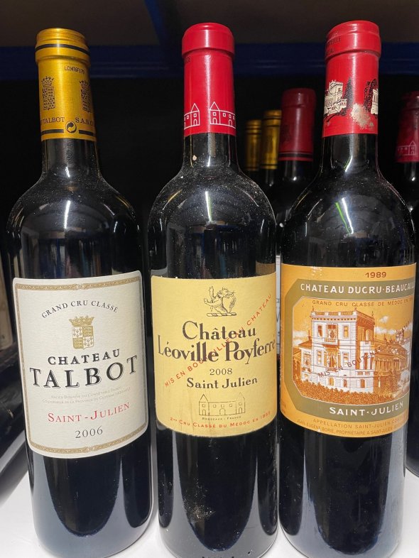 bordeaux st julien premium aged trio