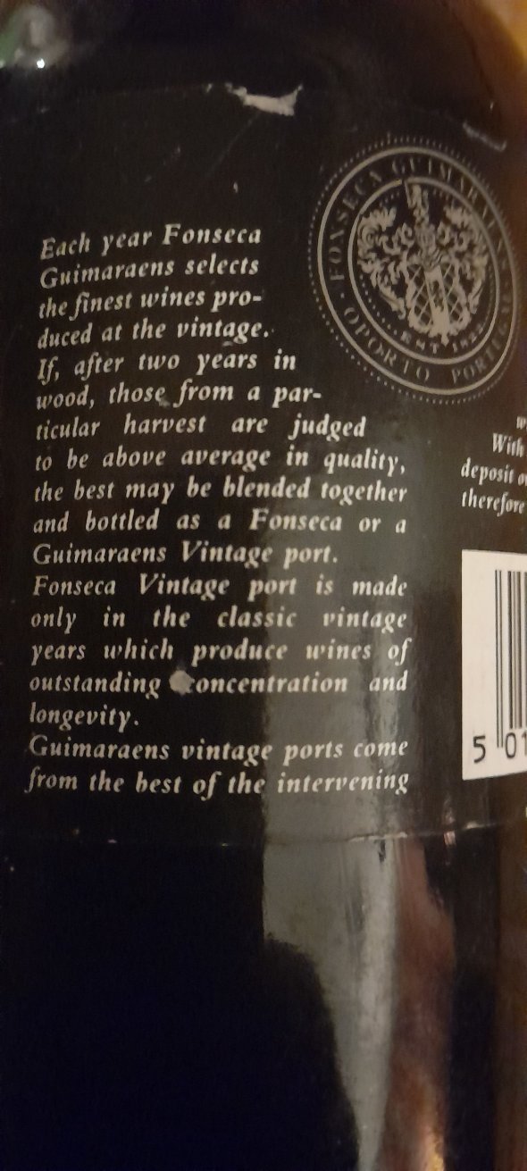 Fonseca, Guimaraens Vintage Port