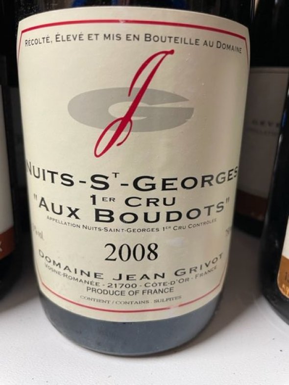 Domaine Jean Grivot, Nuits-Saint-Georges Premier Cru, Aux Boudots