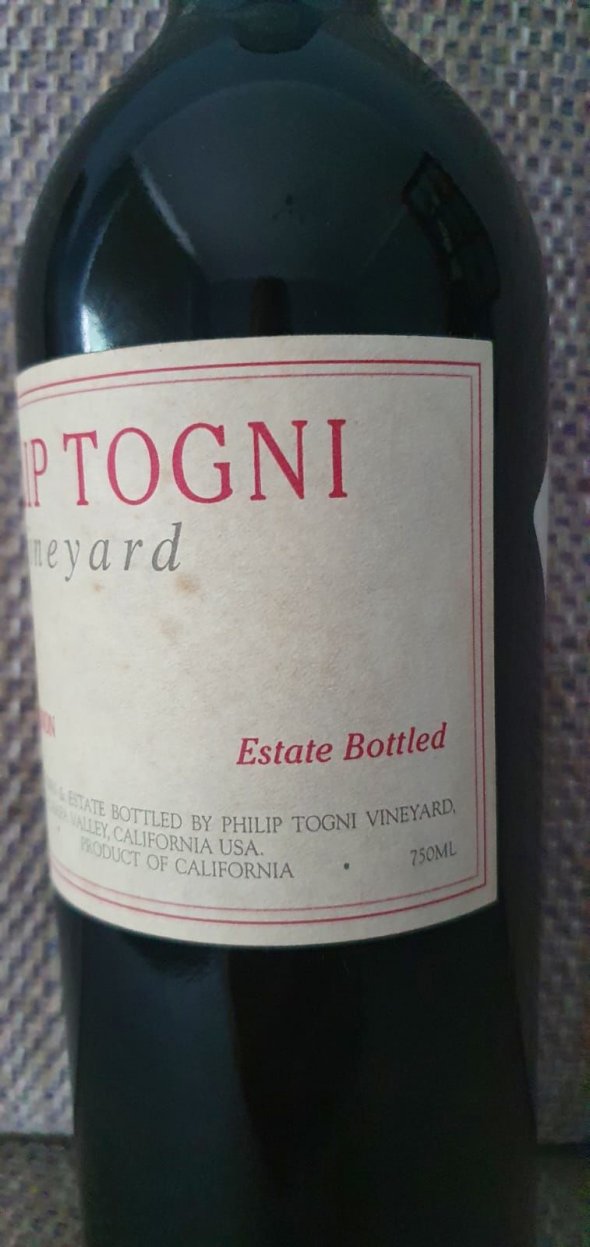 Philip Togni, Cabernet Sauvignon, Napa Valley