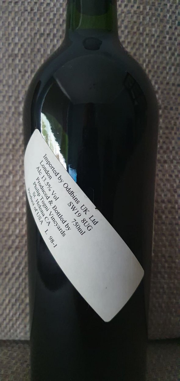 Philip Togni, Cabernet Sauvignon, Napa Valley