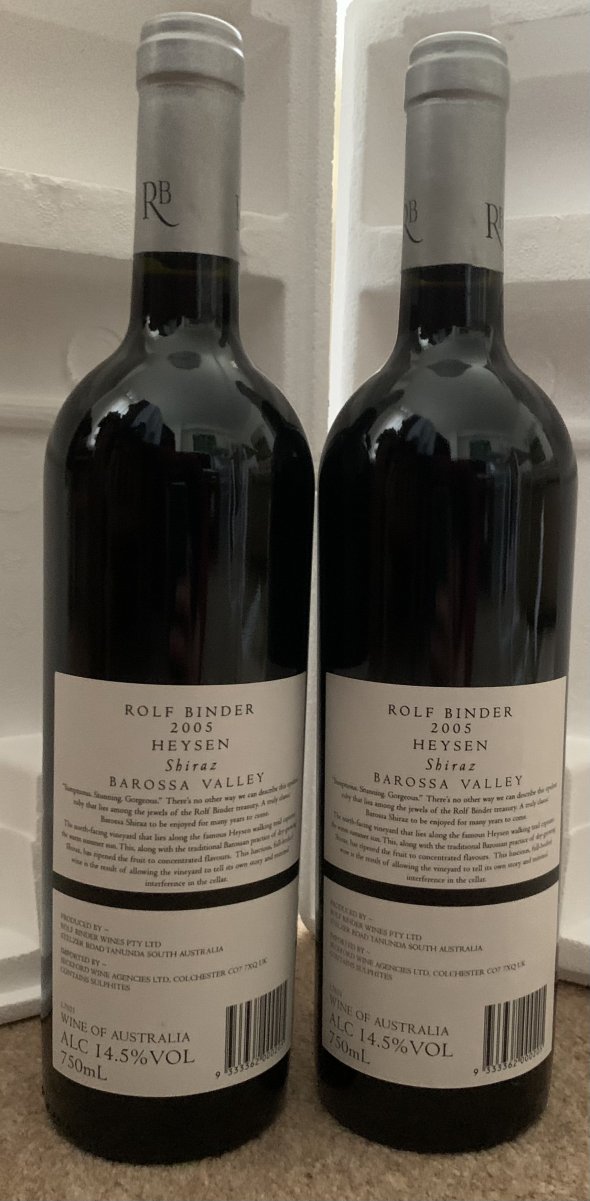 Rolf Binder, Heysen Shiraz, Barossa Valley
