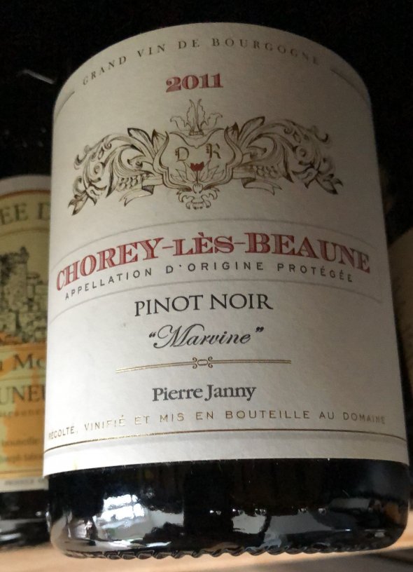 Pierre Janny, Chorey-les-Beaune, Marvine