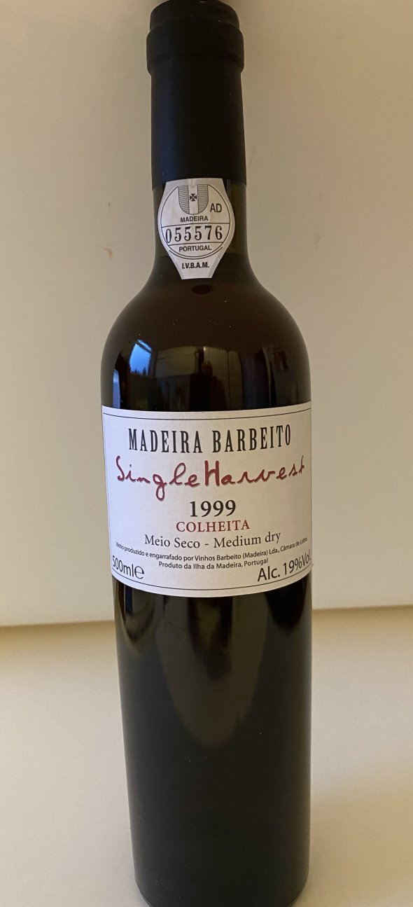 Barbeito, Colheita Single Harvest Madeira 1999