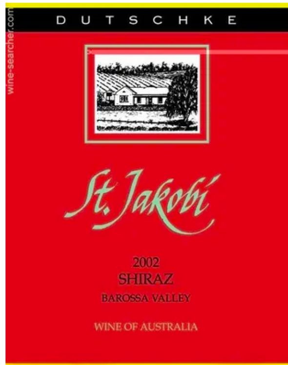 Dutschke, St. Jakobi Shiraz, Barossa Valley