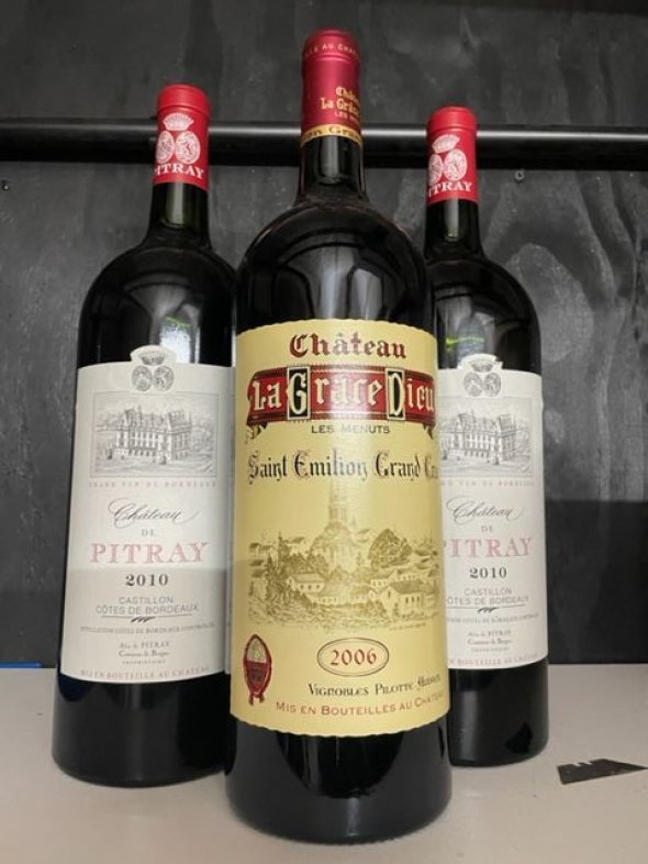 bordeaux Magnums x 3