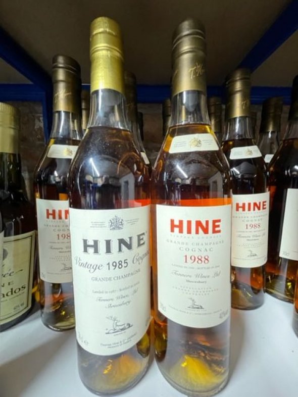 Hine, Vintage grande champagne Cognac x 2