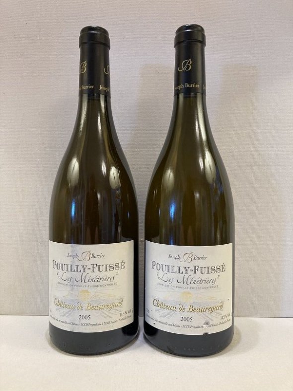 Chateau de Beauregard, Pouilly-Fuisse Les Menetrieres Joseph Burrier
