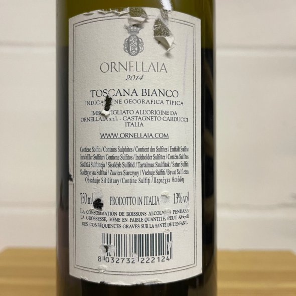Ornellaia, Bianco, Toscana IGT