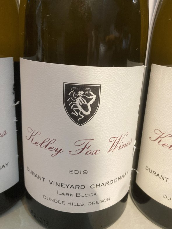 Durant Vineyard Chardonnay, Kelly Fox Wines, Dundee Hills
