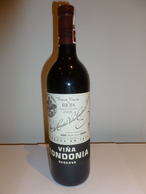 Lopez R, Vina Tondonia Reserva, Rioja