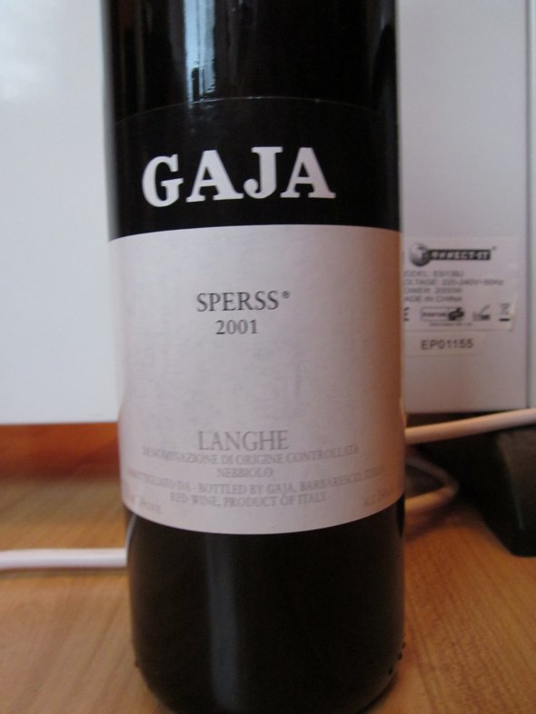 Gaja Sperss Langhe Barolo 2001