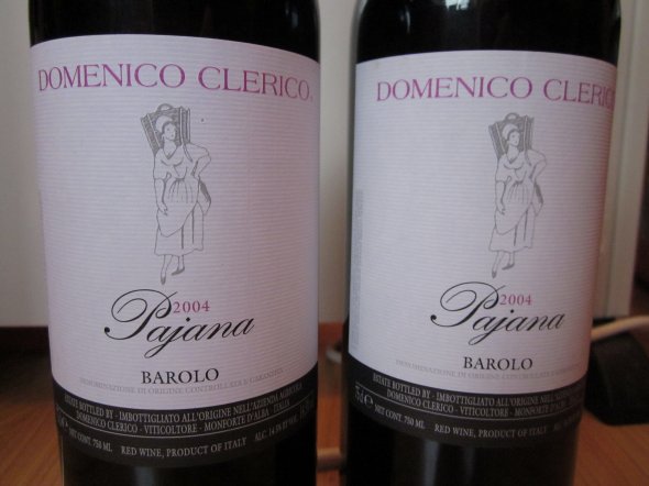 TWO Bottles of Domenico Clerico, Barolo, Pajana Both 2004