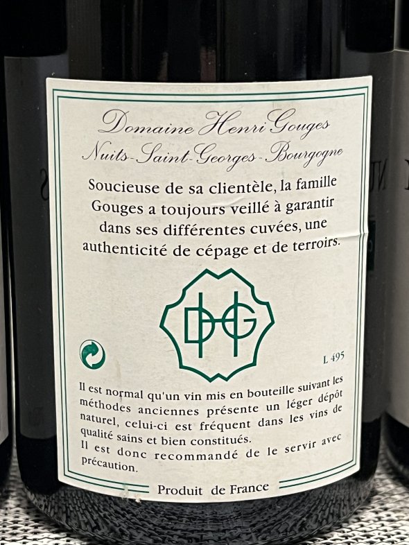 Domaine Henri Gouges, Nuits-Saint-Georges Premier Cru, Clos des Porrets-Saint-Georges