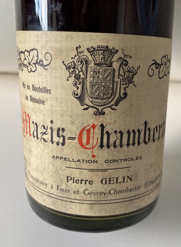 Pierre Gelin Mazis Chambertin Grand Cru