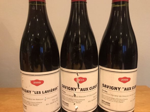 Louis Chenu Savigny Premier Cru 3 Pack (2009/2010)