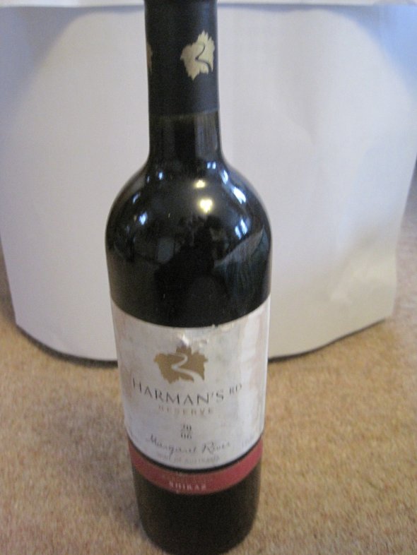 Harman's Rd, Reserve Shiraz