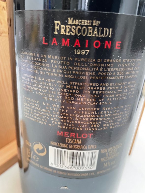 Frescobaldi, Lamaione, IGT