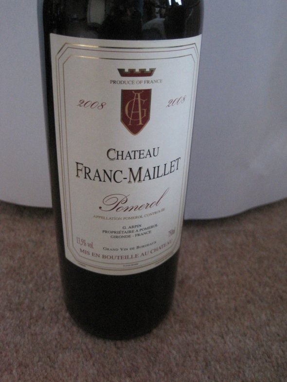 Chateau Franc-Maillet, Pomerol
