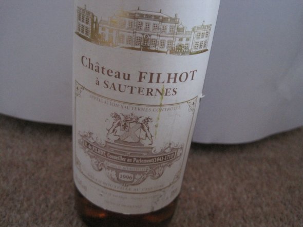 Chateau Filhot, Grand Cru Classe, Sauternes