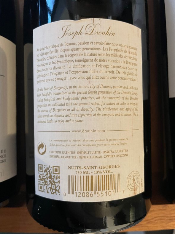 Joseph Drouhin, Nuits-Saint-Georges