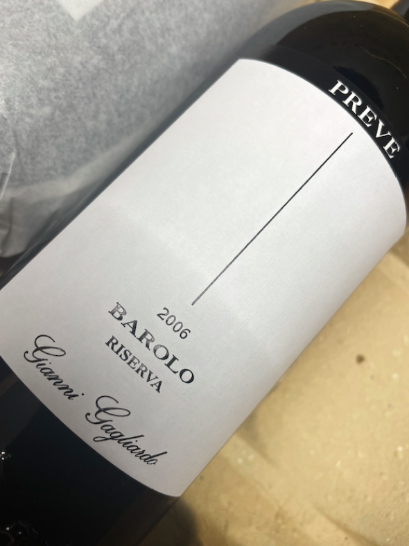 Gianni Gagliardo, Barolo, Preve Riserva