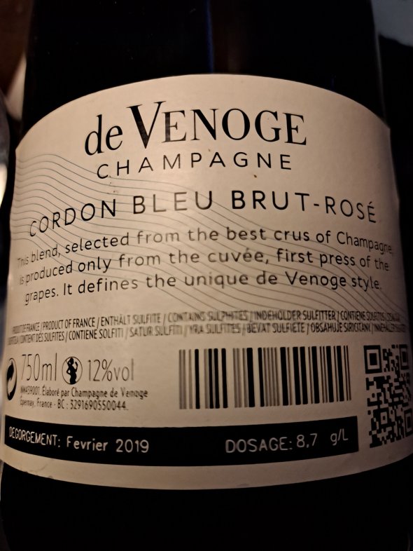 De Venoge Rose Brut NV