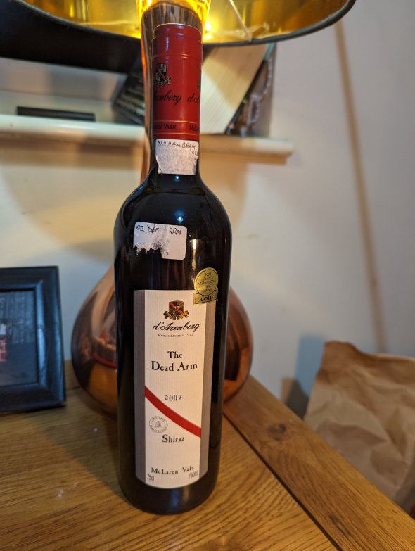 d'Arenberg, The Dead Arm Shiraz, McLaren Vale