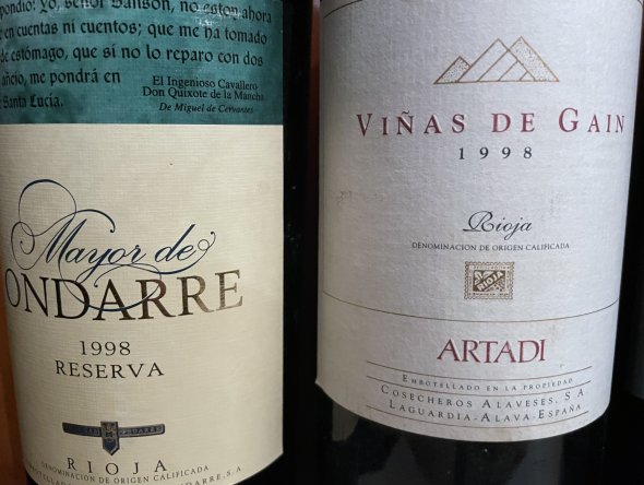 Mixed Lot - 5X Bordeaux 1982, Pomerol 1990, Rioja 