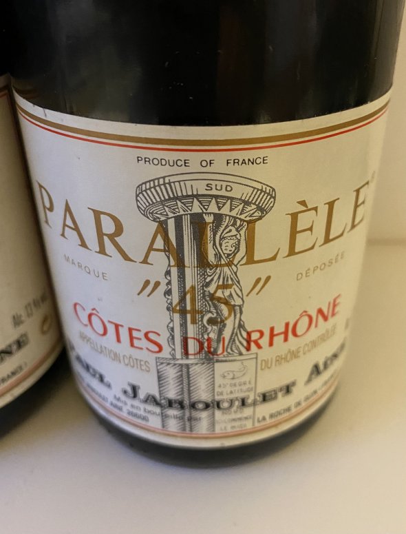 Paul Jaboulet Aine, Cotes du Rhone, Parallele 45.