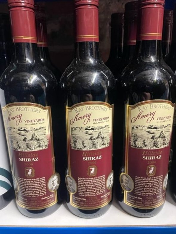 Kay Brothers, Amery Vineyards Hillside Shiraz, McLaren Vale