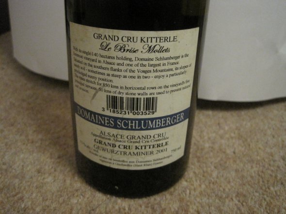 Domaines Schlumberger, Gewurztraminer Grand Cru, Kitterle