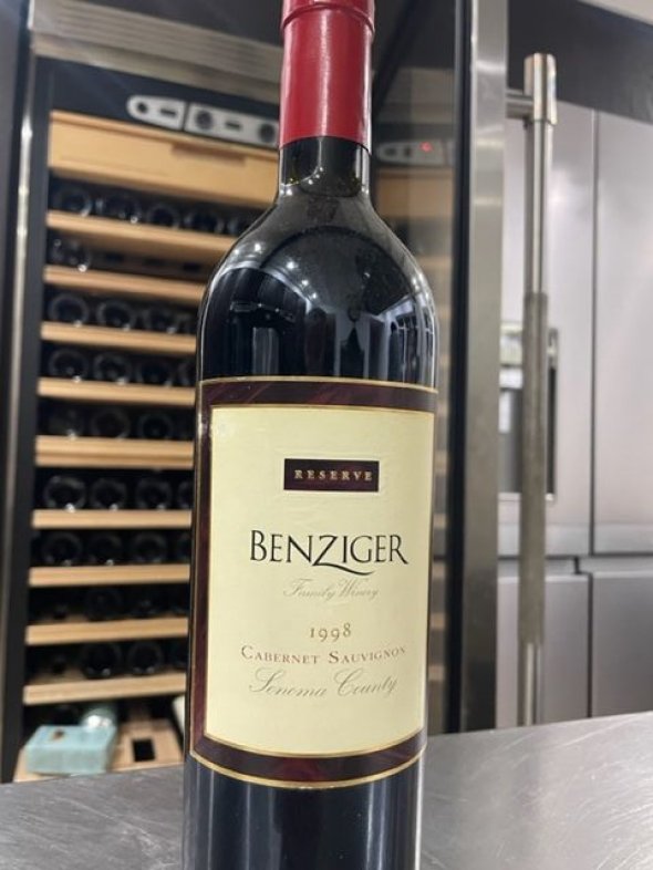 Benziger, Reserve Cabernet Sauvignon, Sonoma Valley
