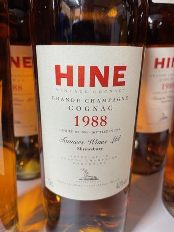 Hine, Vintage Early Landed 1990 bottled 2004 Cognac
