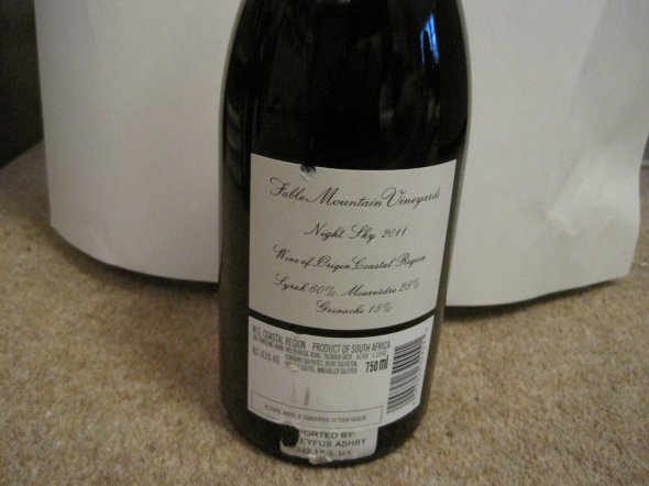 Fable Mountain Vineyards Night Sky