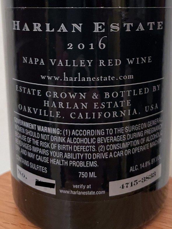 Harlan Estate, Napa Valley