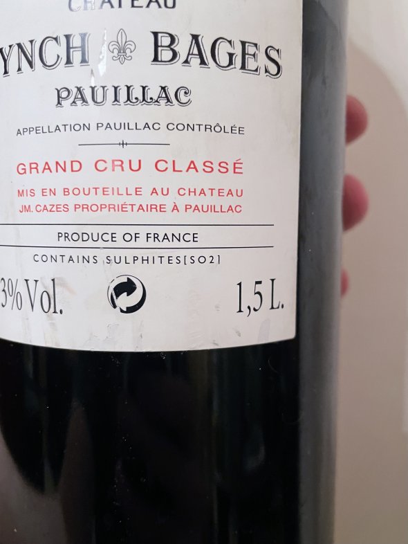 Chateau Lynch Bages 5eme Cru Classe, Pauillac
