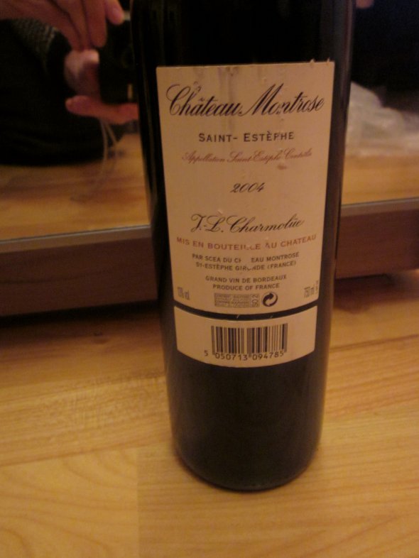 One Bottle of Chateau Montrose 2eme Cru Classe, Saint-Estephe 2004