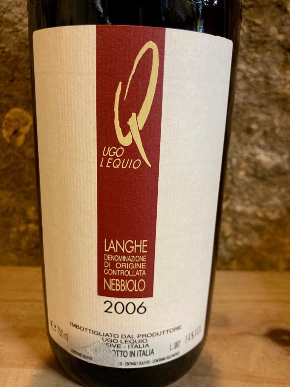 Ugo Lequio, Langhe, Nebbiolo
