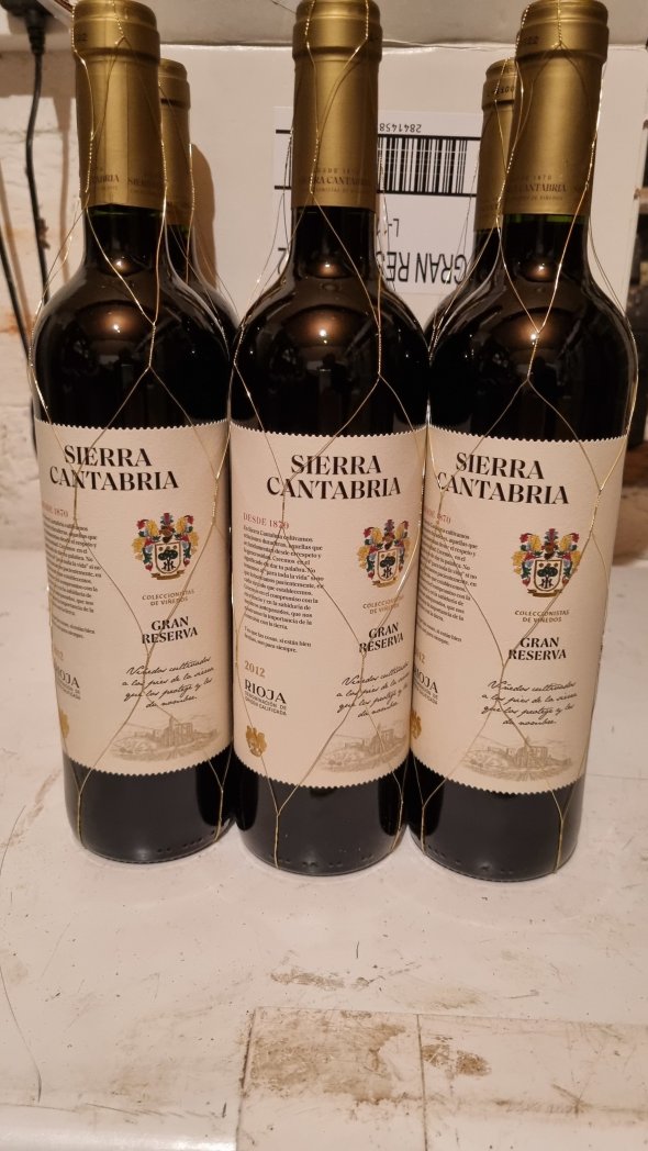 Sierra Cantabria, Gran Reserva, Rioja